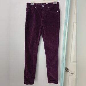 Seven 7 Purple Corduroy Pants Size 6